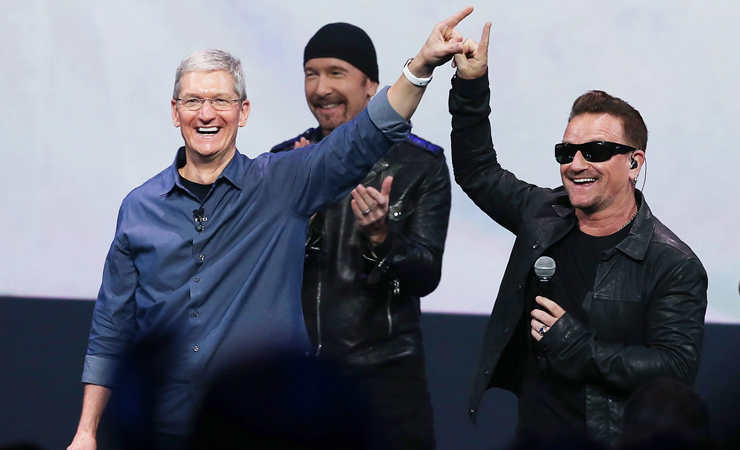 U2 apple event