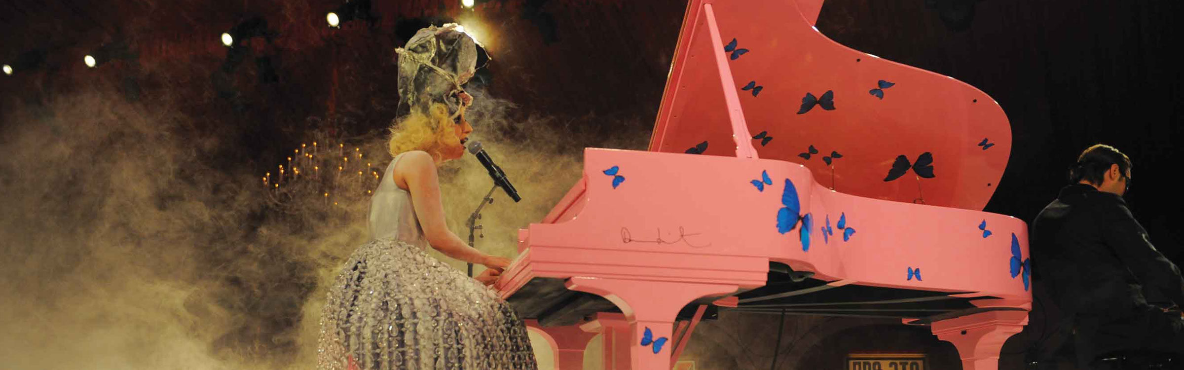 Lady gaga piano header