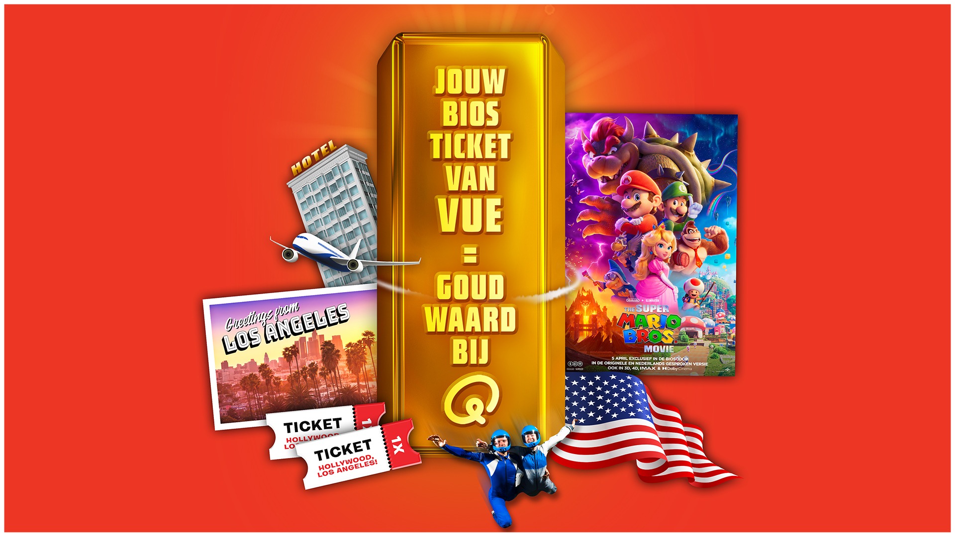 Je ticket van Vue is goud waard bij Q Vue 2023 metrand