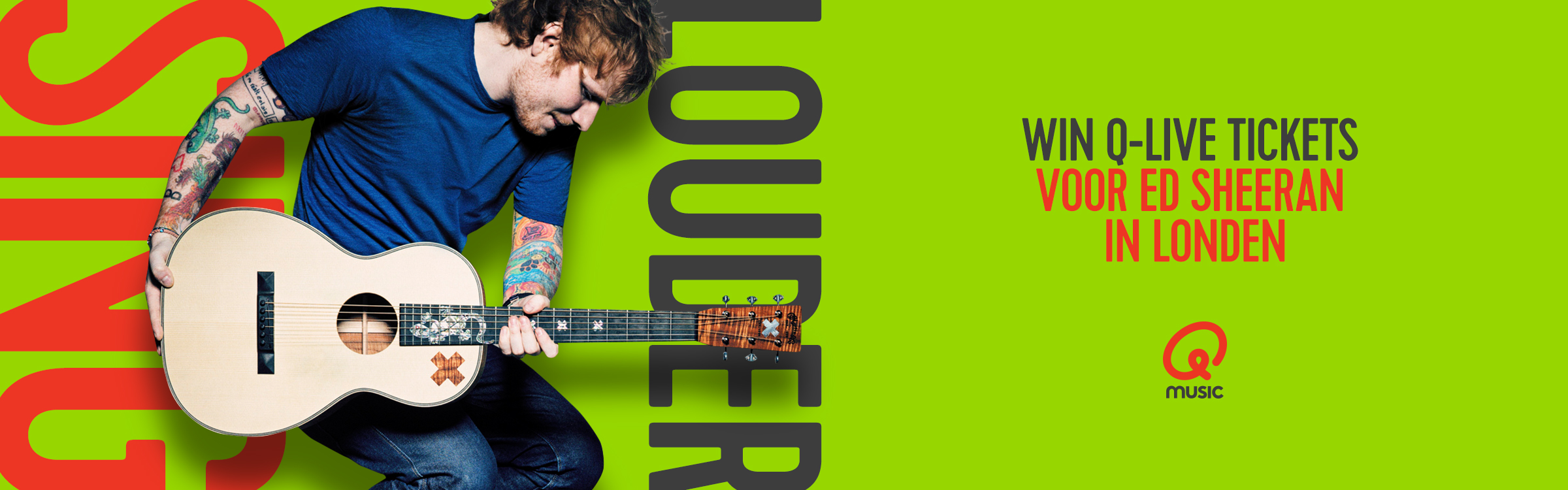 Qmusic actionheader edsheeran
