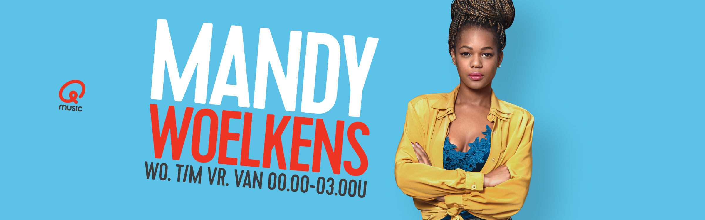 Qmusic actionheader mandy