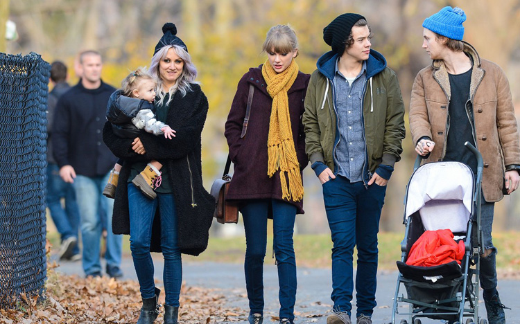 Taylor swift harry styles central park 6