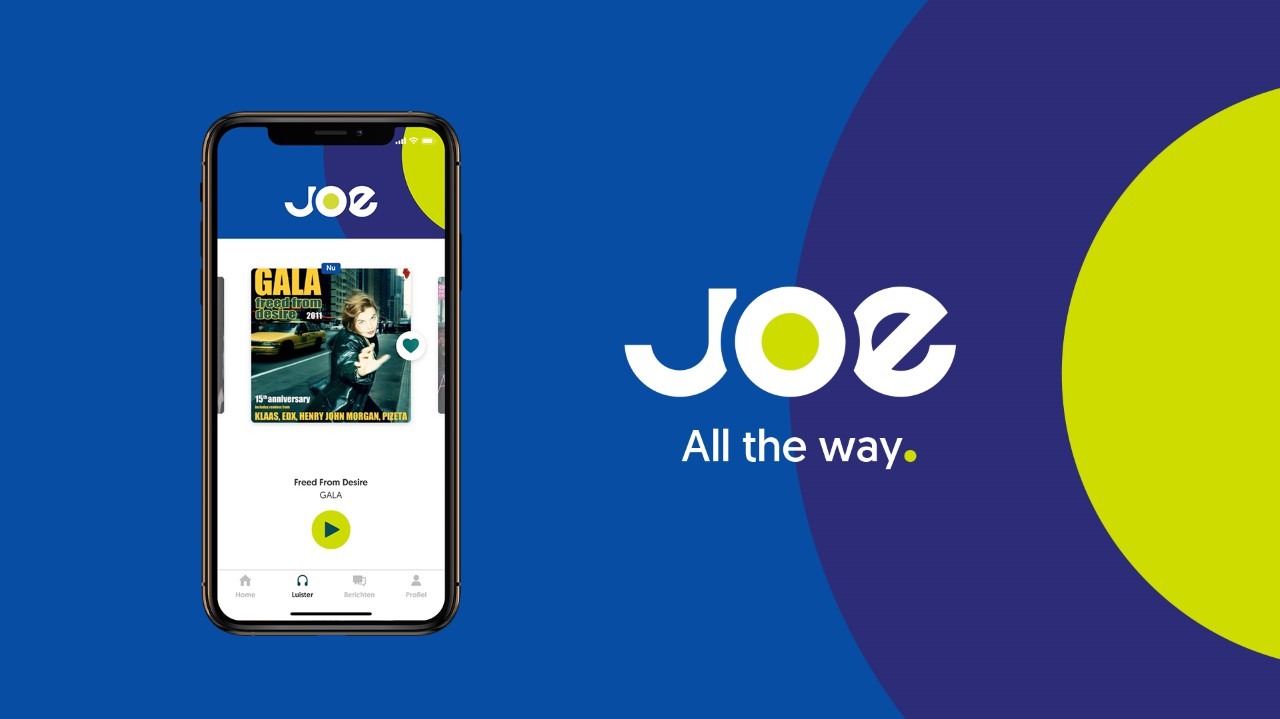 Joe app header