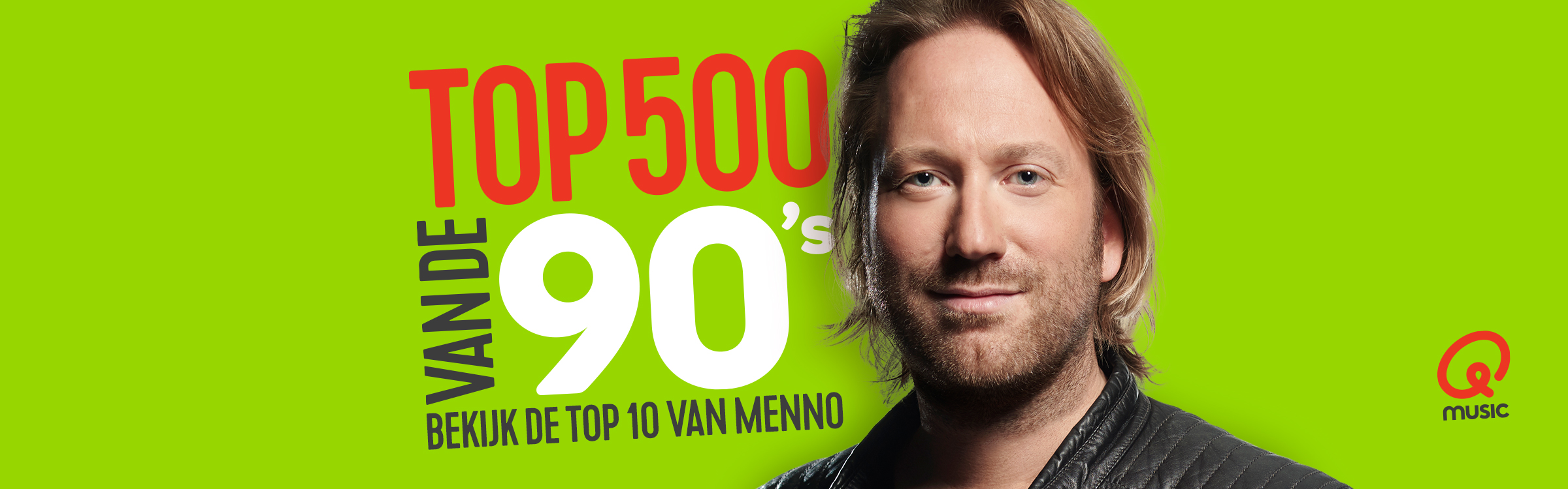 Qmusic actionheader 90s dj menno