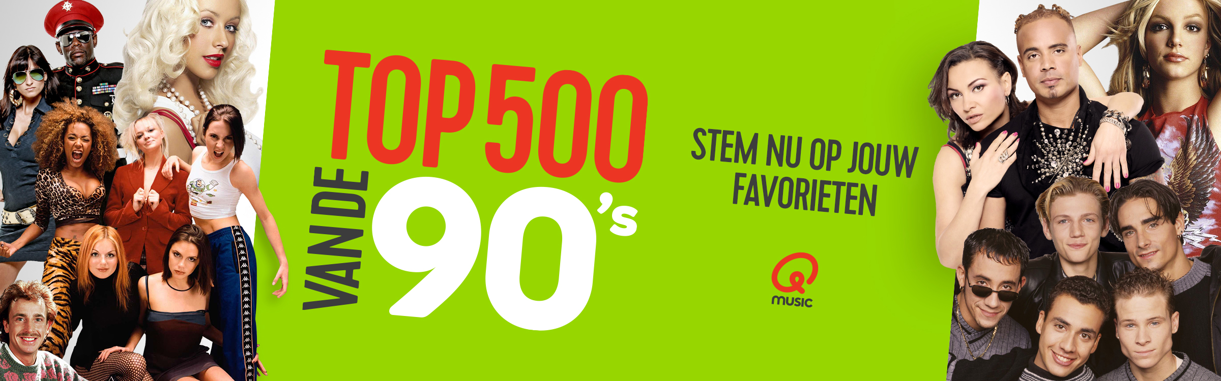 Qmusic actionheader top500 90s