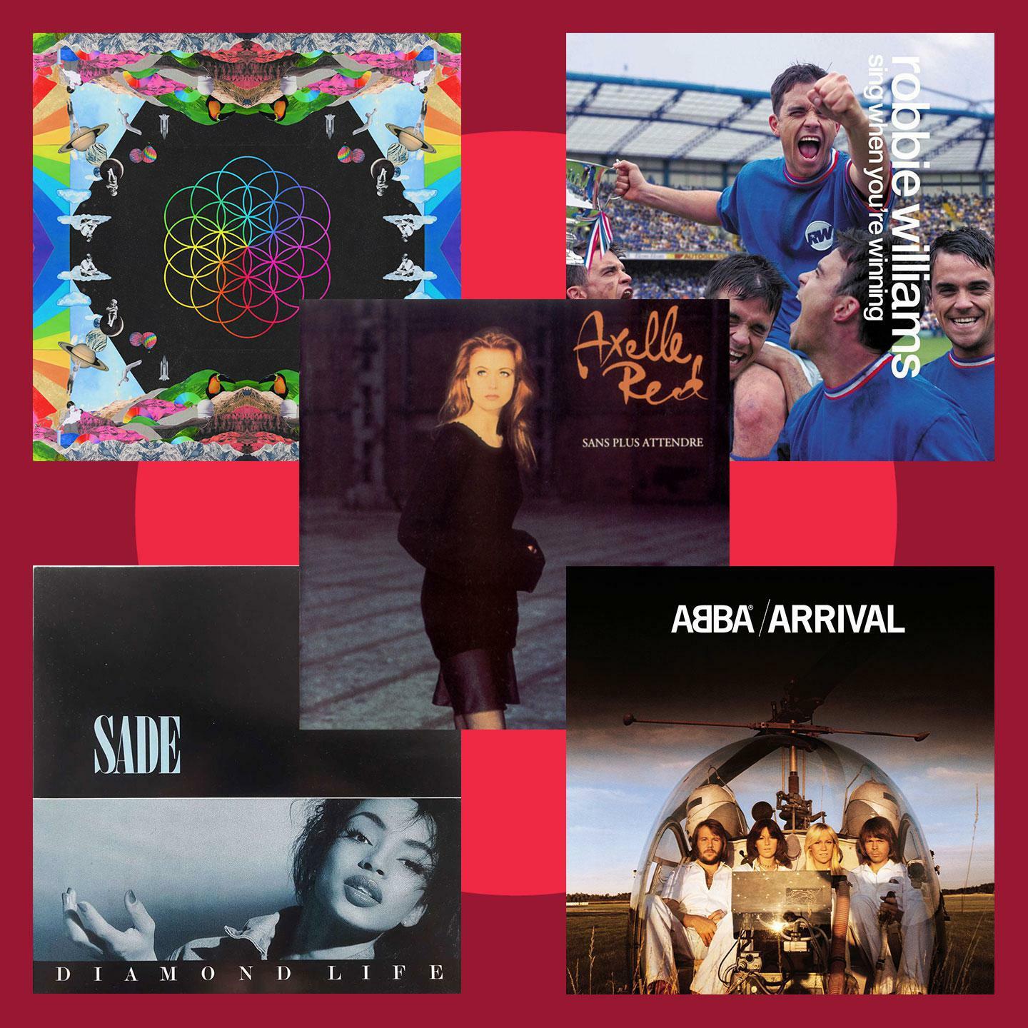 The Magnificent 5: Coldplay, Robbie Williams, Axelle Red, Sade & ABBA - JOE