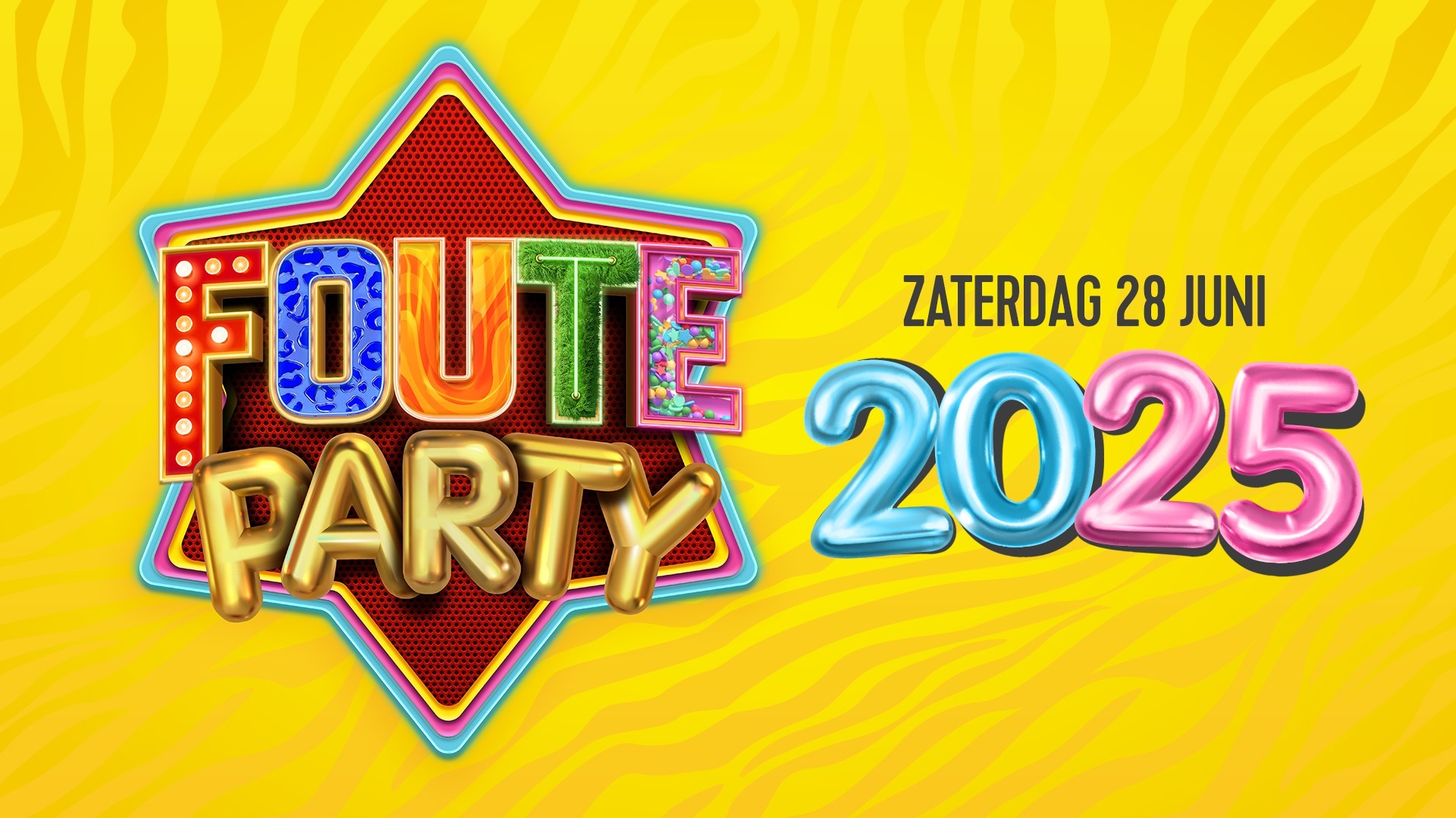 Koop nu je tickets voor de Foute Party 2025 Qmusic