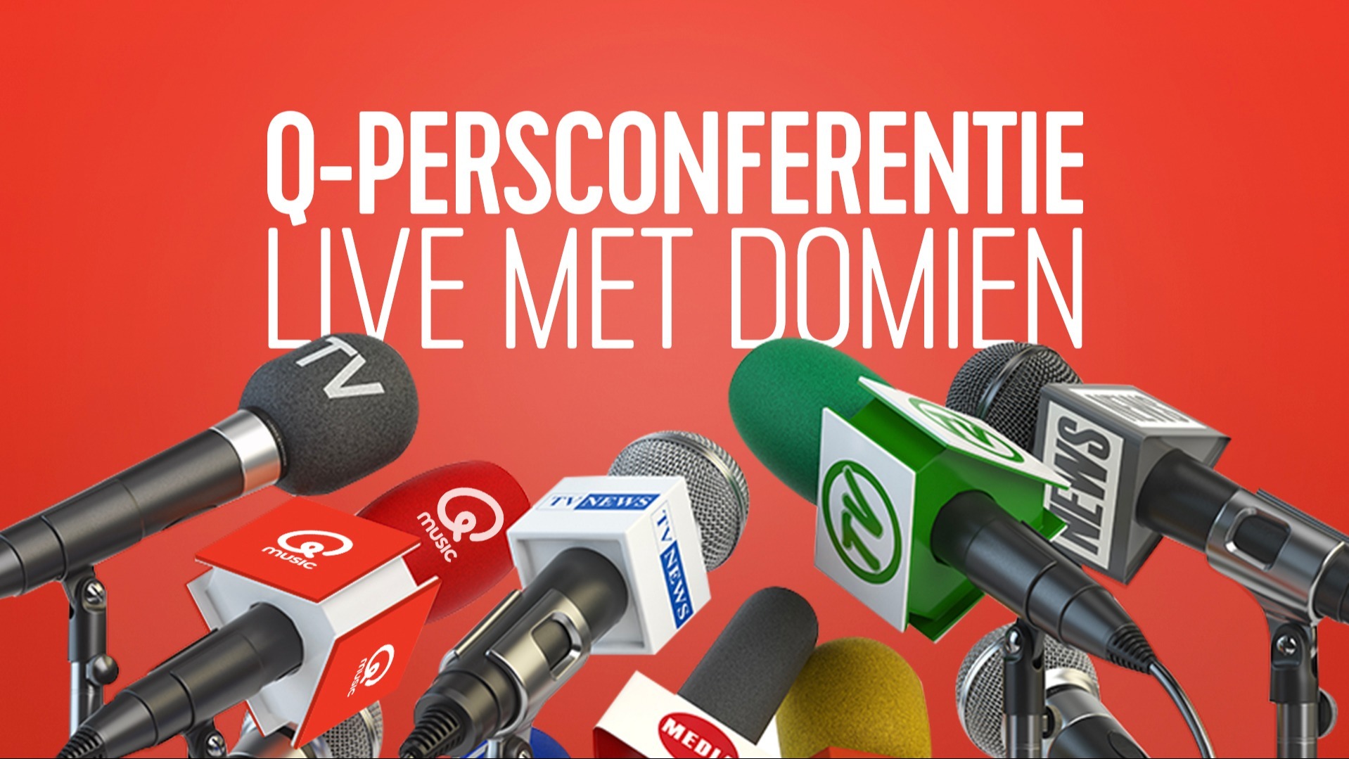 Bekijk Hier De Q-persconferentie Met Domien - Qmusic